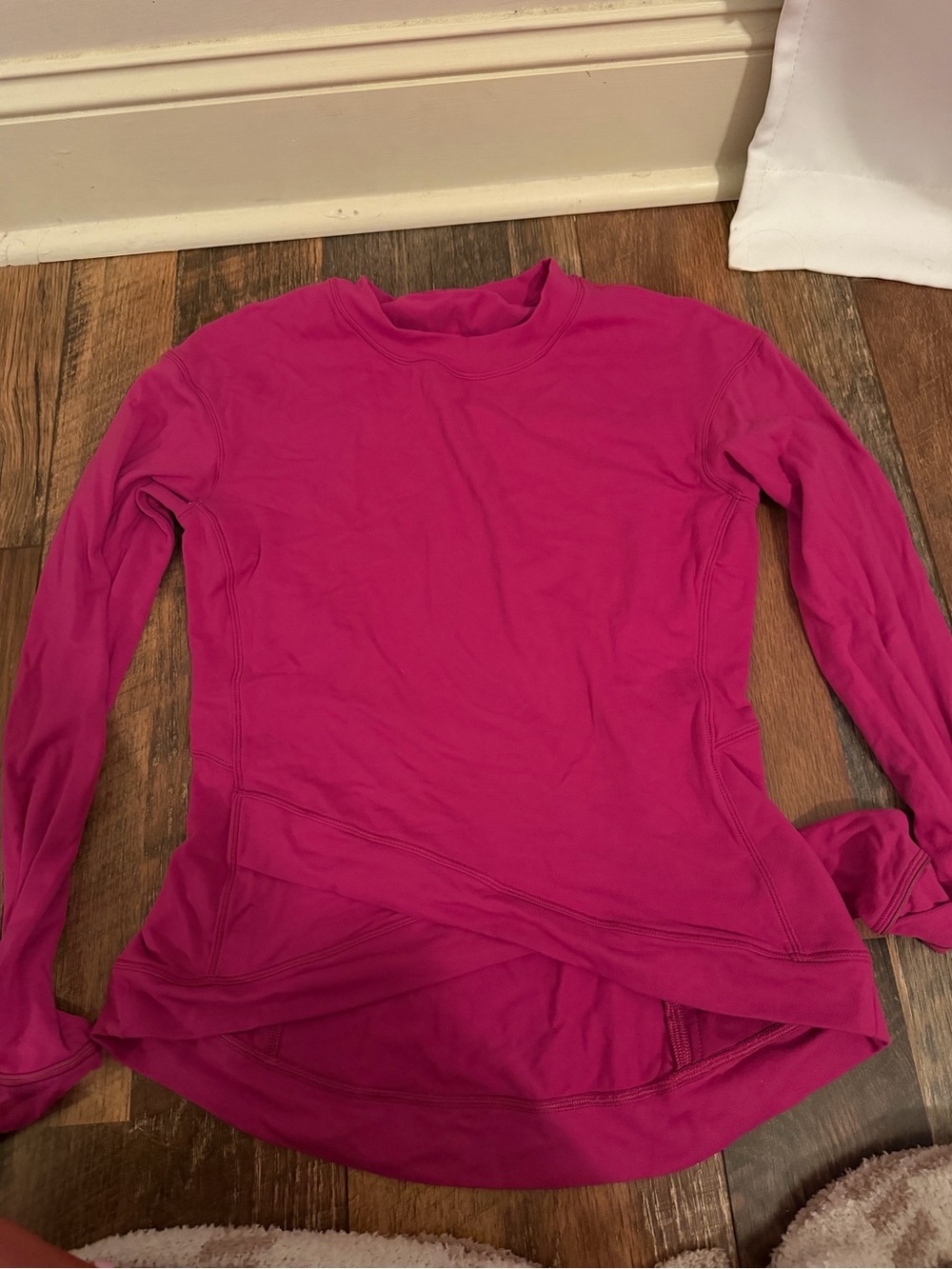 Lululemon Women’s Long-Sleeve Performance Top in Fuchsia